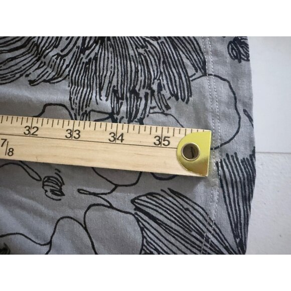 Bryn Walker Midi Dress Womens Size S Gray Floral Casual Fall - Picture 8 of 13